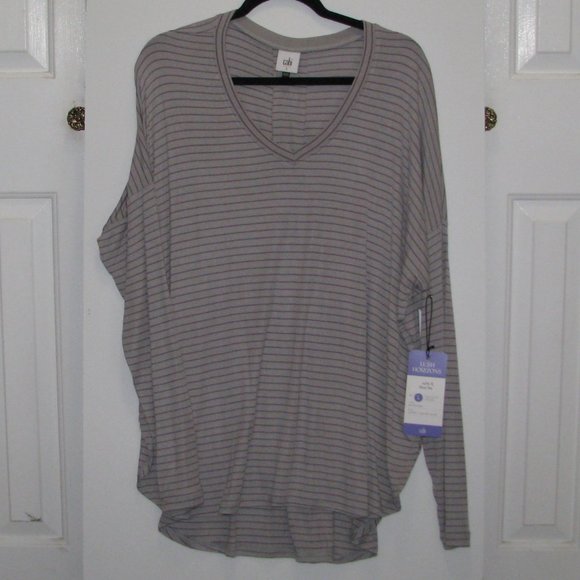 CAbi "Plum" Tee - Picture 1 of 2
